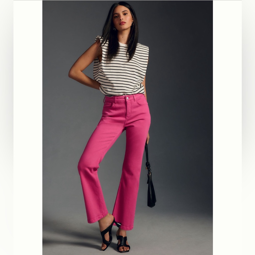 NEW: Anthropologie x Pilcro The Yaya Mid-Rise Crop Flare Jeans
